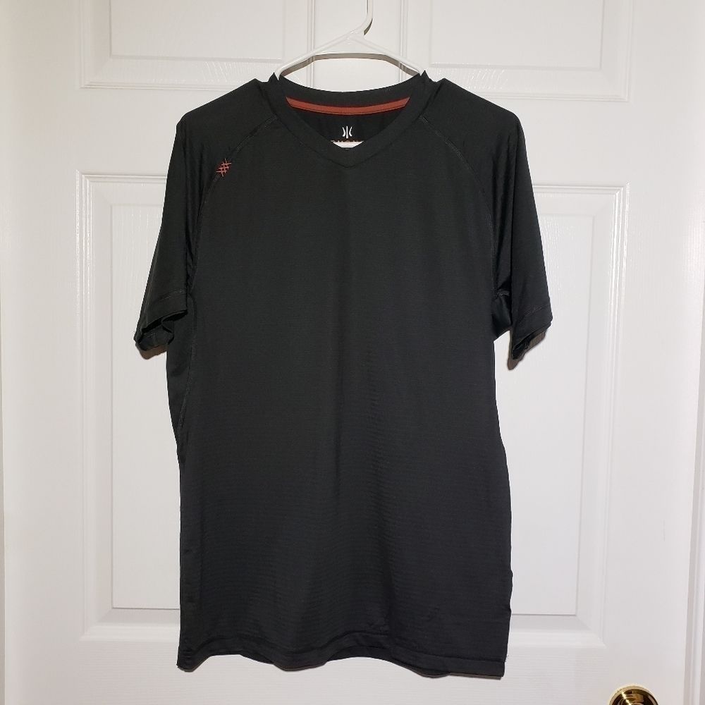 Rhone Men's Black Performance Short-Sleeve Shirt